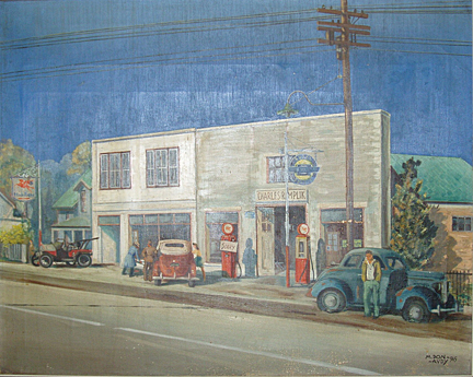 Rumplik's Garage 1930's